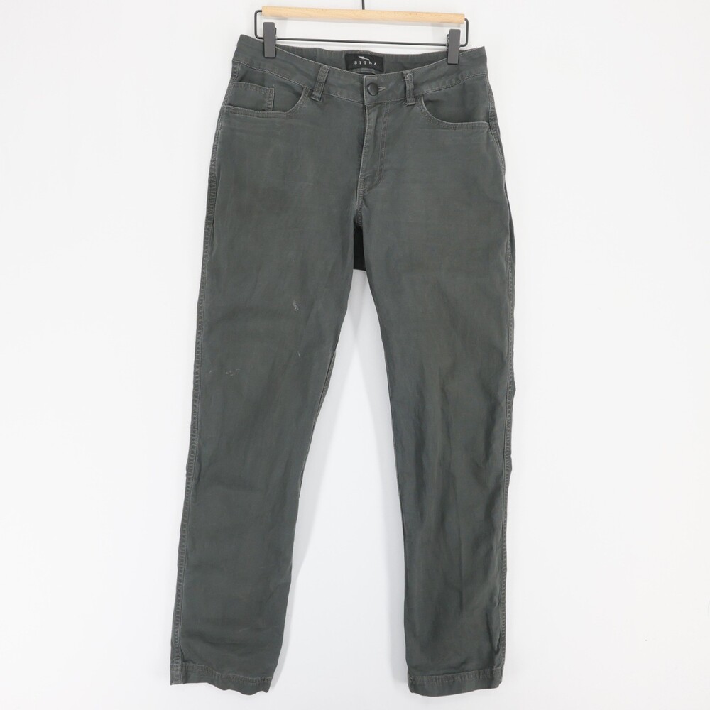 Sitka Everyday Pants Mens 32x32 Gray Stretch Outdoor 5 Pocket Straight Leg